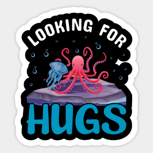 Looking for Hugs Sticker